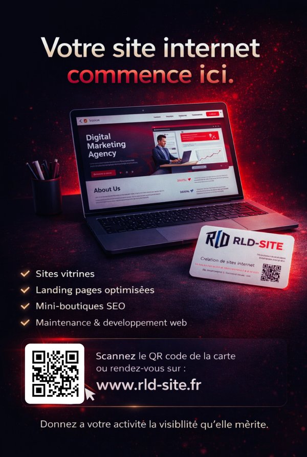 Flyer publicitaire RLD-SITE
